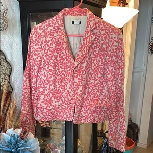 Floral Pink Women's Jacket